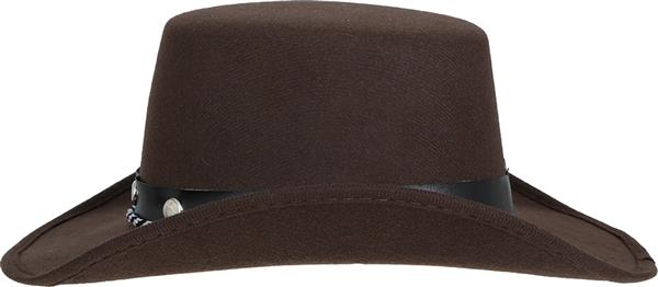 Grote foto cowboy hoed zwart kind vilt verzamelen overige verzamelingen