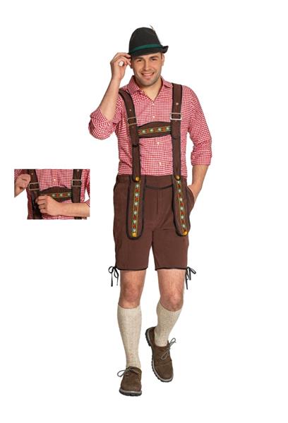 Grote foto lederhose donkerbruin heren johann verzamelen overige verzamelingen