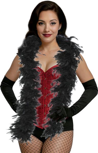 Grote foto zwarte boa veren 80gr verzamelen overige verzamelingen