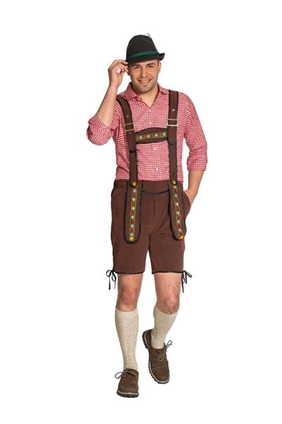 Grote foto lederhose donkerbruin heren johann verzamelen overige verzamelingen