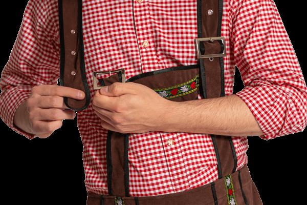 Grote foto lederhose donkerbruin heren johann verzamelen overige verzamelingen