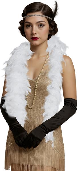 Grote foto witte boa veren 80gr verzamelen overige verzamelingen