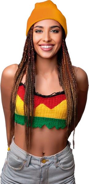 Grote foto neon oranje muts stof verzamelen overige verzamelingen