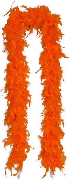 Grote foto oranje boa veren 80gr verzamelen overige verzamelingen