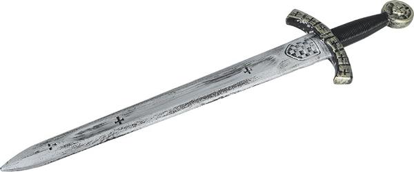 Grote foto zilveren nep zwaard 60cm verzamelen overige verzamelingen