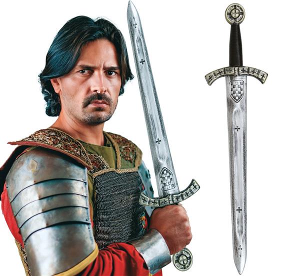 Grote foto zilveren nep zwaard 60cm verzamelen overige verzamelingen