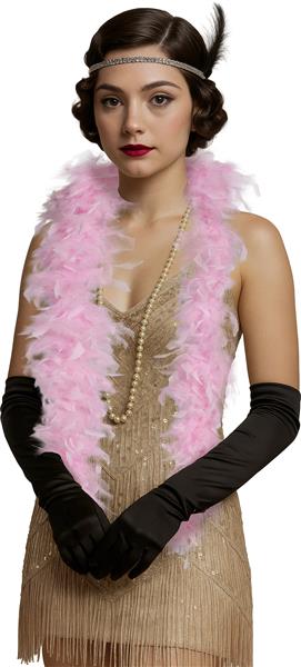 Grote foto lichtroze boa veren 80gr verzamelen overige verzamelingen