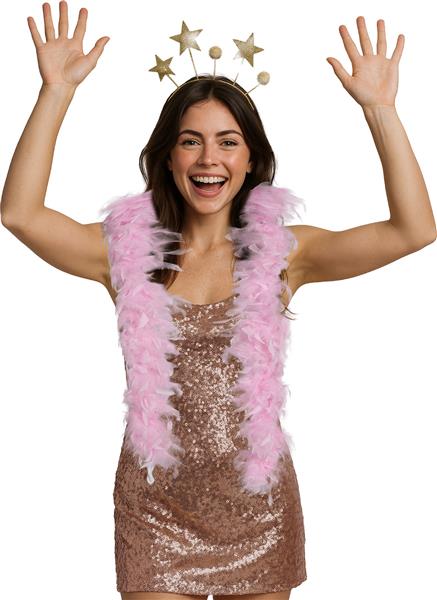 Grote foto lichtroze boa veren 80gr verzamelen overige verzamelingen