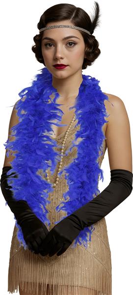 Grote foto blauwe boa veren 80gr verzamelen overige verzamelingen