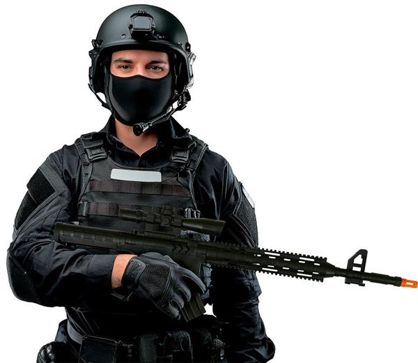 Grote foto zwart nep pistool 68cm verzamelen overige verzamelingen