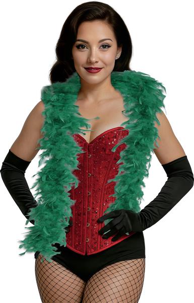 Grote foto groene boa veren 80gr verzamelen overige verzamelingen