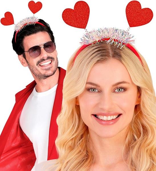 Grote foto hartjes haarband rood glitter verzamelen overige verzamelingen