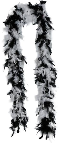 Grote foto zwart witte boa veren 80gr verzamelen overige verzamelingen