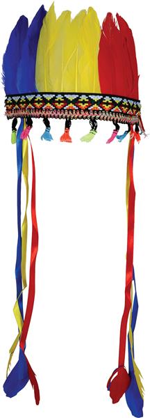 Grote foto indianentooi gekleurd veren verzamelen overige verzamelingen