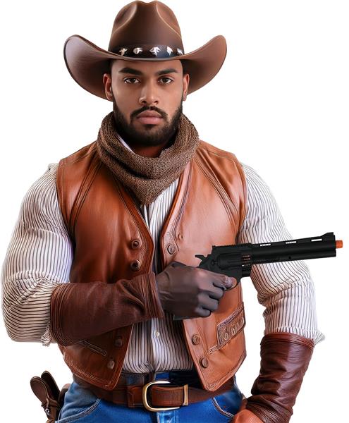 Grote foto zwarte nep pistool 32cm verzamelen overige verzamelingen