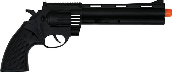 Grote foto zwarte nep pistool 32cm verzamelen overige verzamelingen