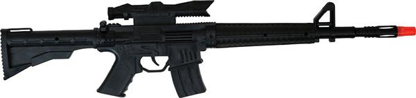 Grote foto zwarte nep pistool 60cm verzamelen overige verzamelingen