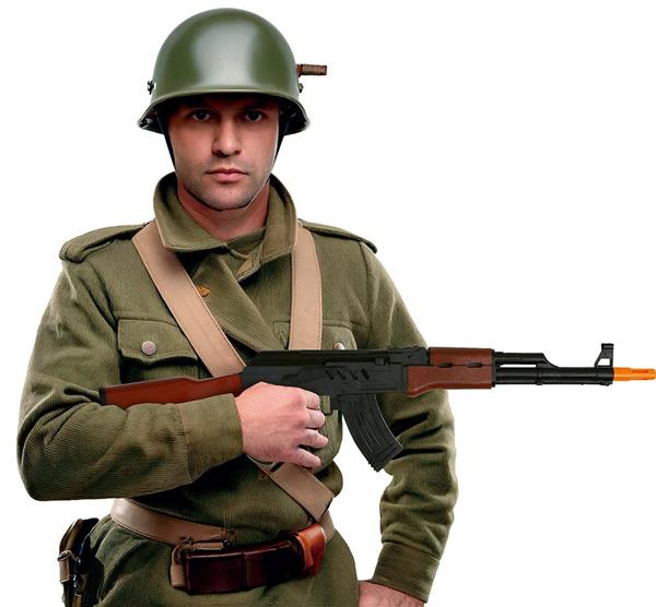 Grote foto zwart bruine nep pistool 67cm verzamelen overige verzamelingen