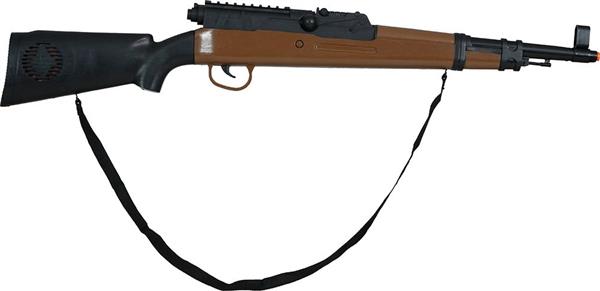 Grote foto bruin zwarte nep pistool ww11 verzamelen overige verzamelingen