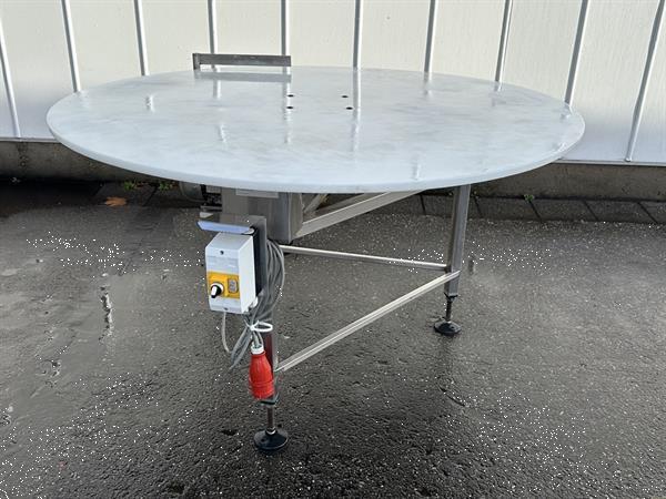 Grote foto draaitafel roestvrijstalen frame pvc blad 150 cm agrarisch tuinbouw