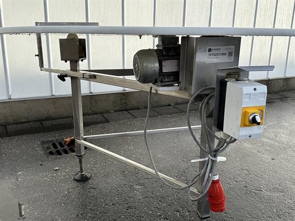 Grote foto draaitafel roestvrijstalen frame pvc blad 150 cm agrarisch tuinbouw