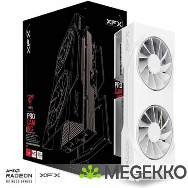 Grote foto xfx swift radeon rx 9060 xt 8gb oc white computers en software videokaarten