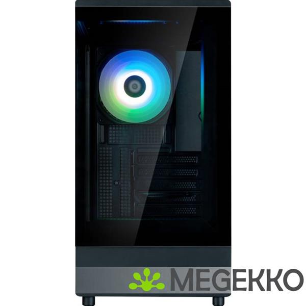 Grote foto zalman p10 black mini tower zwart computers en software behuizingen en kasten
