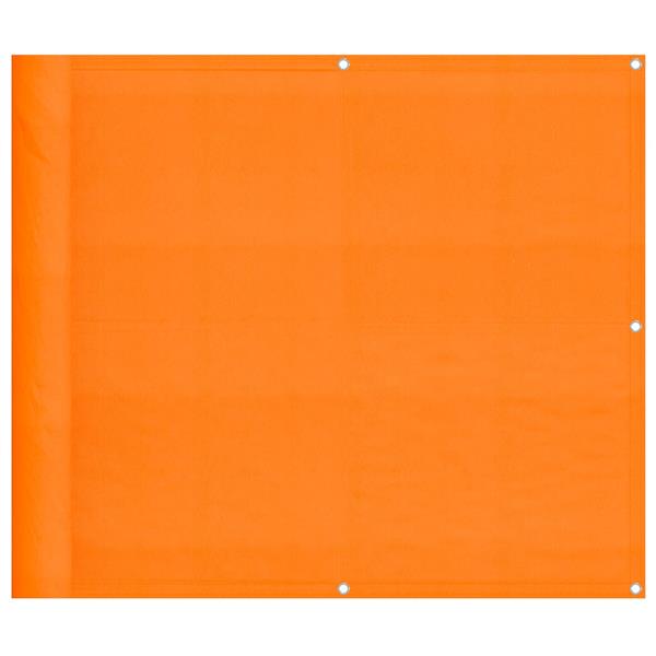 Grote foto vidaxl balkonscherm oranje 90x800 cm 100 polyester oxford tuin en terras overige tuin en terras