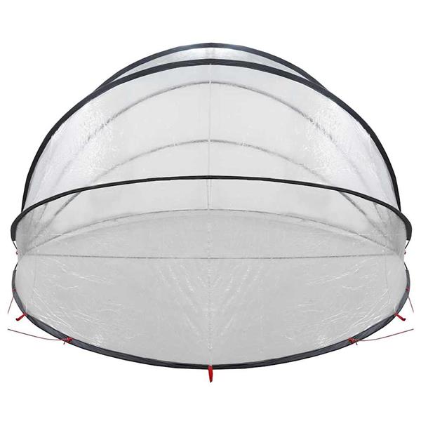 Grote foto vidaxl pooldome doorzichtig 500 x 500 x 236 cm pvc tuin en terras zwembaden toebehoren