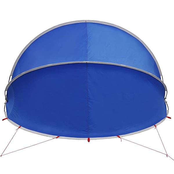 Grote foto vidaxl pooldome blauw 405 x 405 x 192 cm 185t polyester met pu coating tuin en terras zwembaden toebehoren