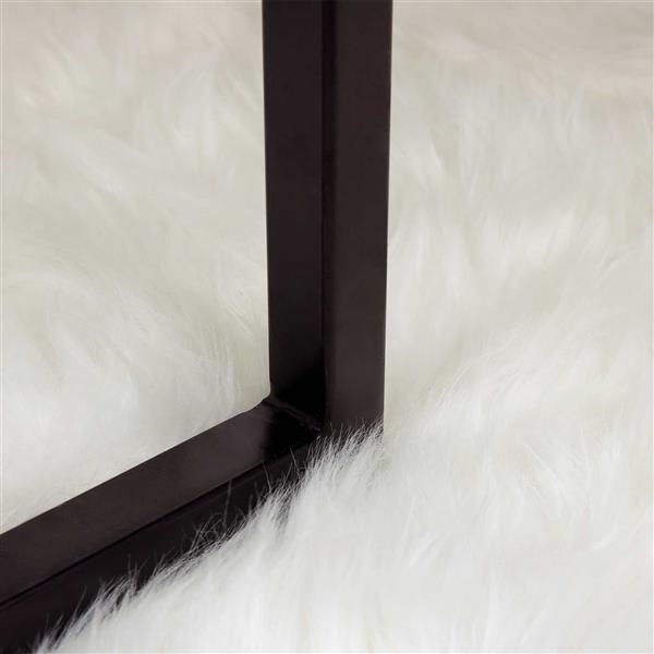 Grote foto vidaxl nep schapenvacht tapijt tafalla wit 200 x 280 cm polyester huis en inrichting vloerbedekking en kleden