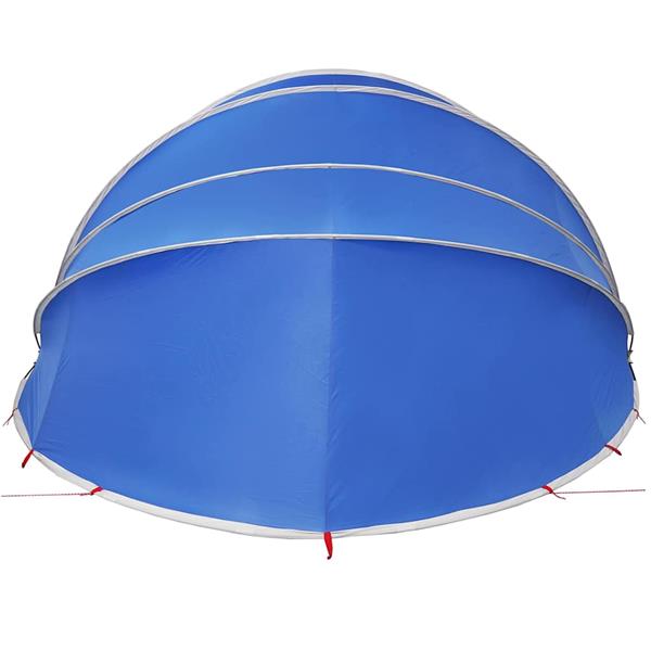 Grote foto vidaxl pooldome blauw 592 x 590 x 275 cm 185t polyester met pu coating tuin en terras zwembaden toebehoren