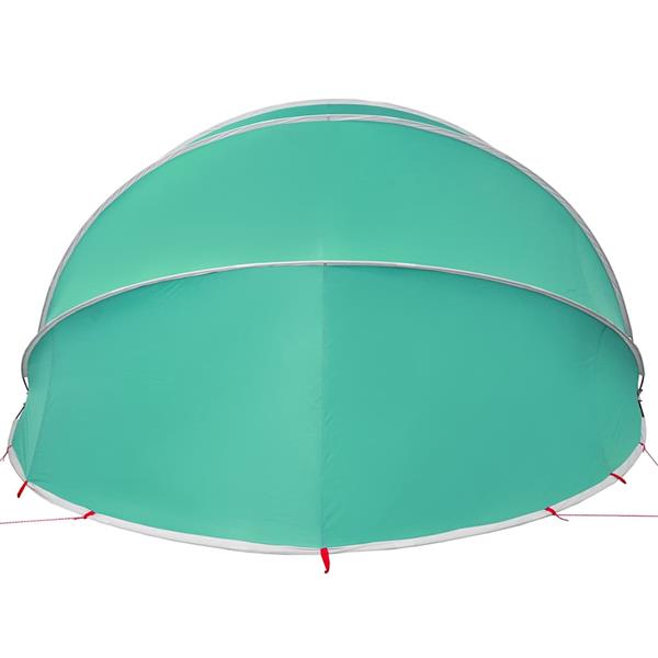 Grote foto vidaxl pooldome groen 546 x 516 x 250 cm 185t polyester met pu coating tuin en terras zwembaden toebehoren