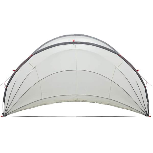 Grote foto vidaxl pooldome grijs en oranje 500 x 500 x 236 cm tuin en terras zwembaden toebehoren