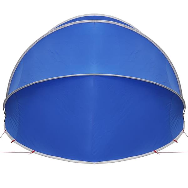 Grote foto vidaxl pooldome blauw 500 x 500 x 236 cm 185t polyester met pu coating tuin en terras zwembaden toebehoren
