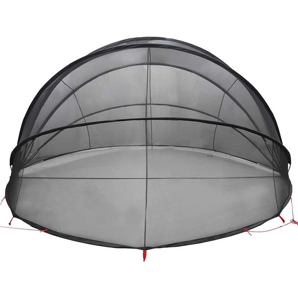 Grote foto vidaxl pooldome zwart 472 x 460 x 229 cm 185t polyester met pu coating tuin en terras zwembaden toebehoren