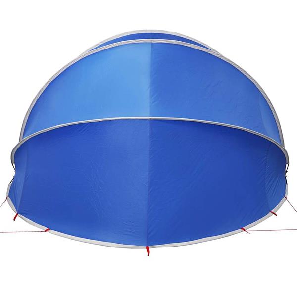 Grote foto vidaxl pooldome blauw 472 x 460 x 229 cm 185t polyester met pu coating tuin en terras zwembaden toebehoren