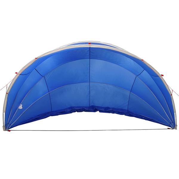 Grote foto vidaxl pooldome blauw 430 x 430 x 210 cm 185t polyester met pu coating tuin en terras zwembaden toebehoren