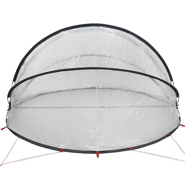 Grote foto vidaxl pooldome doorzichtig 336 x 322 x 160 cm pvc tuin en terras zwembaden toebehoren