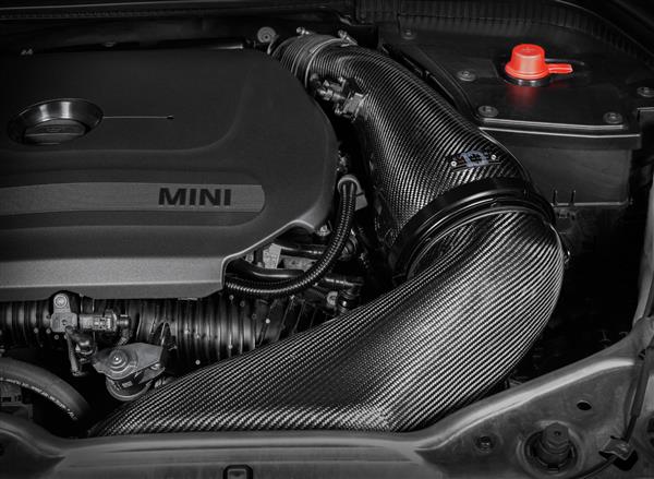 Grote foto dit betreft een mini cooper s jcw f65 f66 f67 carbon eventuri intake systeem auto onderdelen tuning en styling