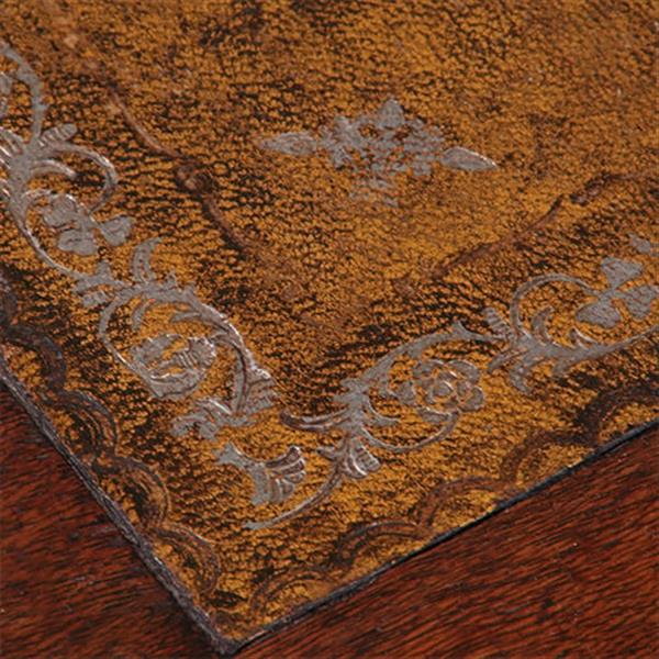 Grote foto sidetable of kleine schrijftafel met 2 laden en groenbruin leer ingelegd no.350208 antiek en kunst stoelen en banken