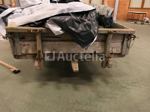 Grote foto enkelassige landbouwtrailer agrarisch aanhangwagens