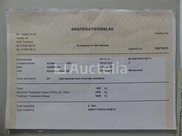 Grote foto 3500 kg hapert ta c44a al aluminium hangwagen 2019 vin xlh00000000824105 agrarisch aanhangwagens