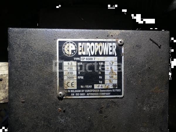 Grote foto europower generatorset ep6500t doe het zelf en verbouw aggregaten