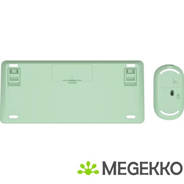 Grote foto trust lyra draadloos multi connect toetsenbord en muis groen computers en software overige computers en software