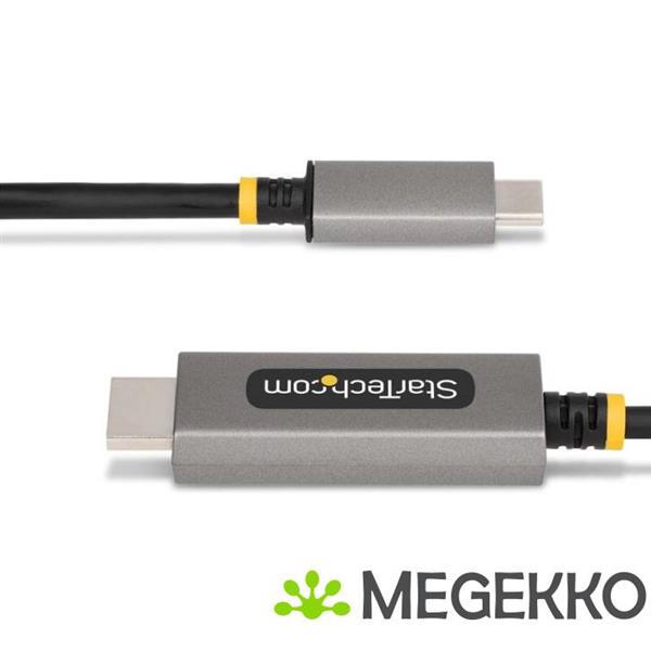 Grote foto startech.com 1m usb c naar hdmi adapter kabel 8k 60hz 4k 144hz hdr10 usb type c naar hdmi 2.1 vi computers en software overige computers en software