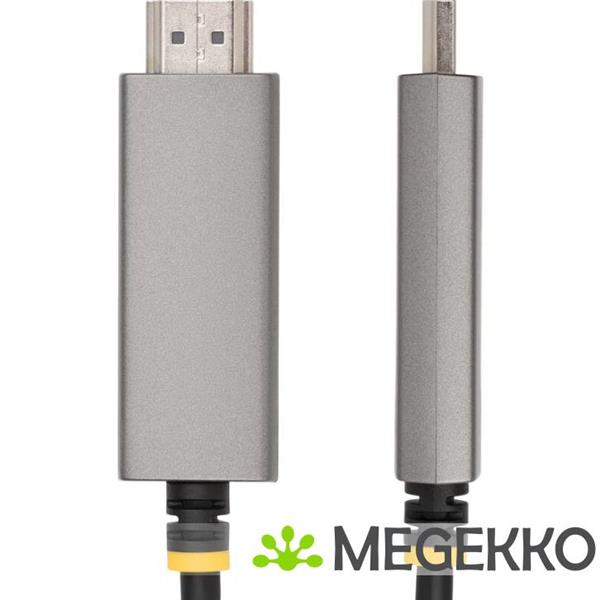 Grote foto startech.com 1m usb c naar hdmi adapter kabel 8k 60hz 4k 144hz hdr10 usb type c naar hdmi 2.1 vi computers en software overige computers en software