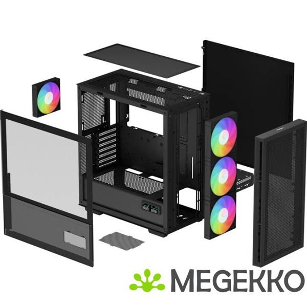 Grote foto deepcool ch560 digital black computers en software behuizingen en kasten