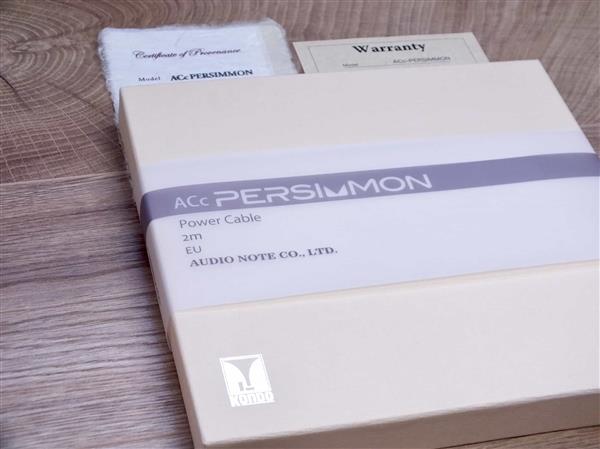 Grote foto kondo audio note acc persimmon audio power cable 2 0 metre new audio tv en foto onderdelen en accessoires