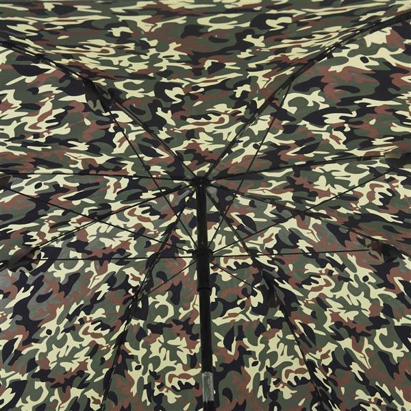 Grote foto vidaxl vis paraplu camouflage 240 x 210 cm oxford polyester tuin en terras overige tuin en terras